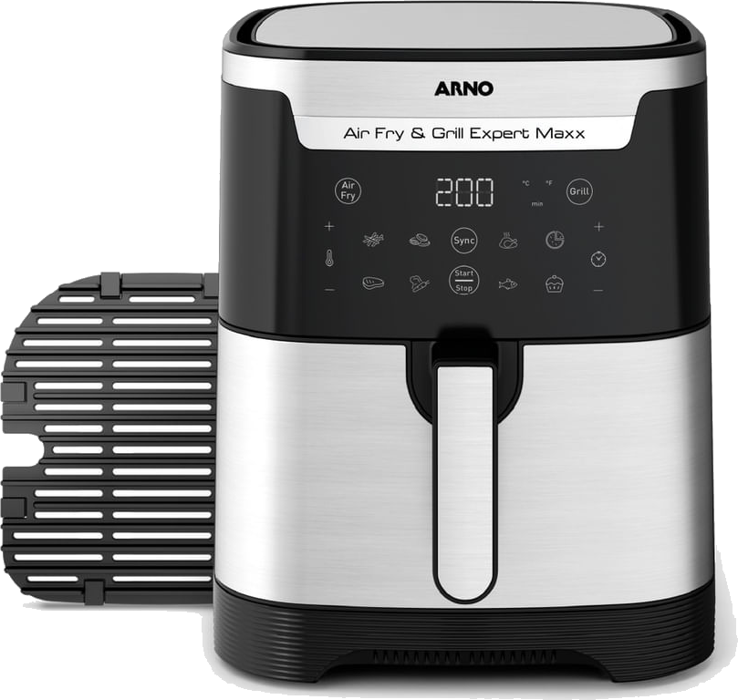 Fritadeira sem Óleo e Grill Arno Airfry & Grill Expert Maxx Digital 6,5L AFD6
